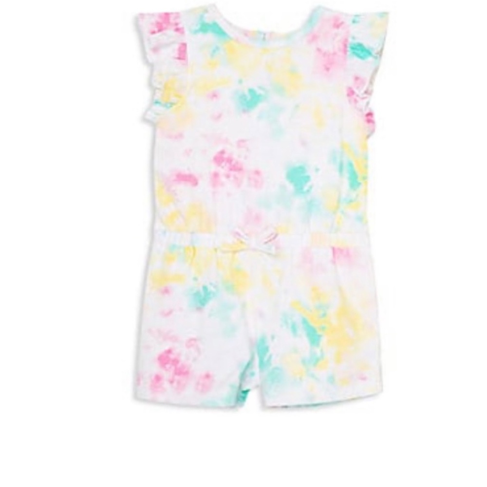 Little Girls Tye Dye Romper